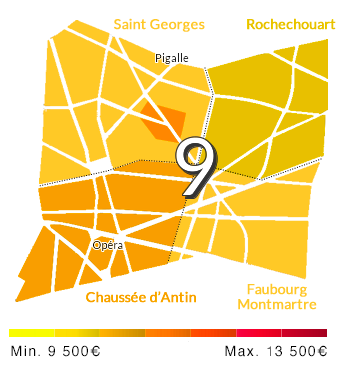 chasseur d'appartement 9ème arrondissement Paris 9 75009