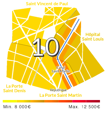 chasseur d'appartement 10ème arrondissement Paris 10 75010